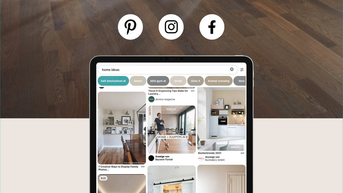 Bauwerk Parkett Kampagne Social Media Ads
