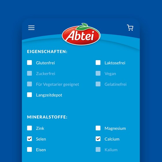 Abtei Website UX/UI Redesign