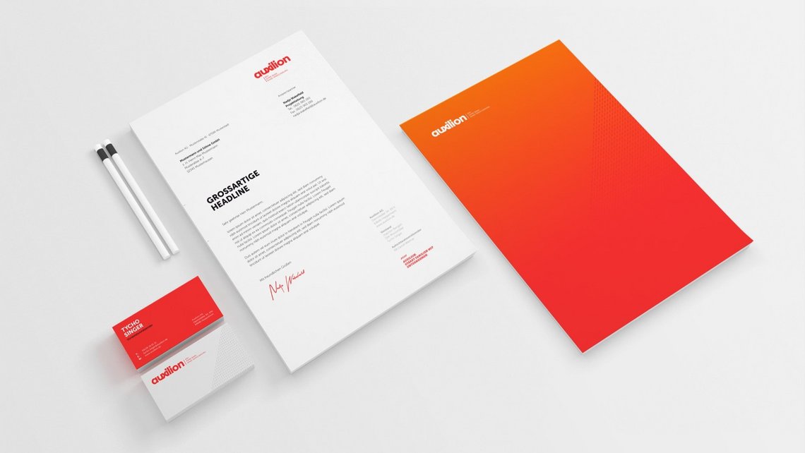 auxilion Corporate Design Print