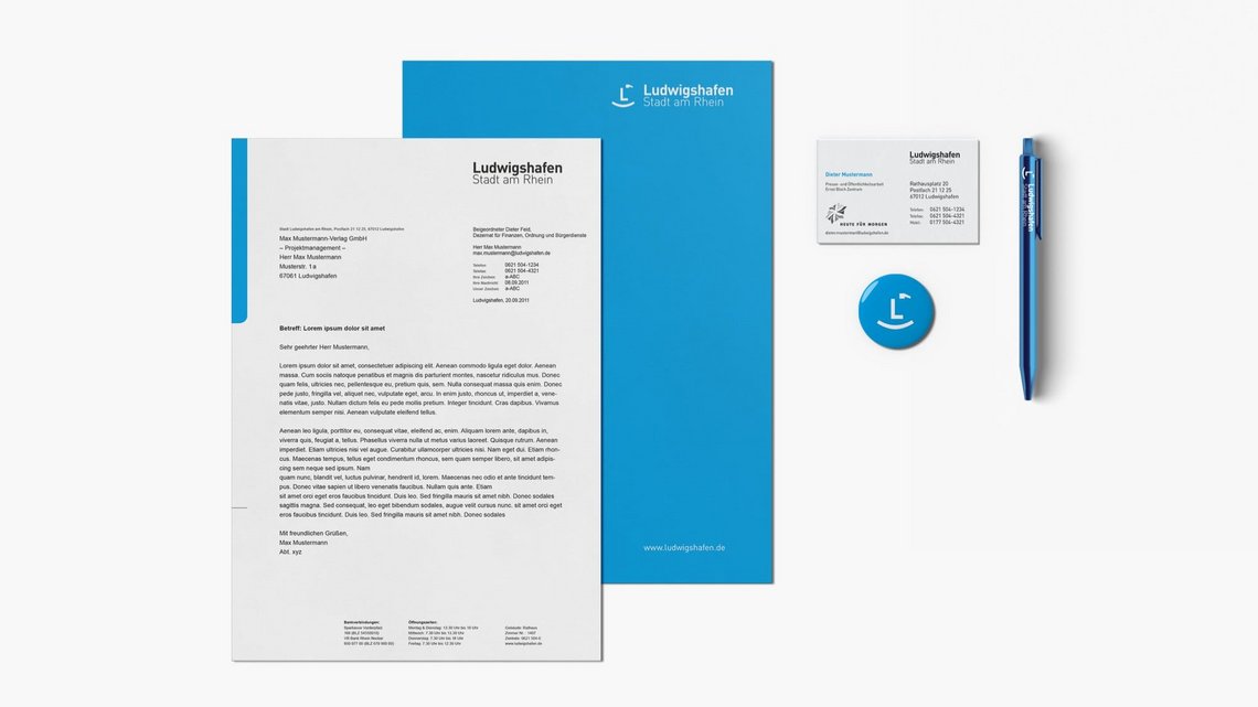 made by cyperfection: Stadtmarketing und Corporate Design Stadt Ludwigshafen Corporate Design Stadt Ludwigshafen - analog
