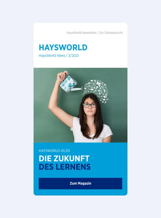 HaysWorld Magazinteaser