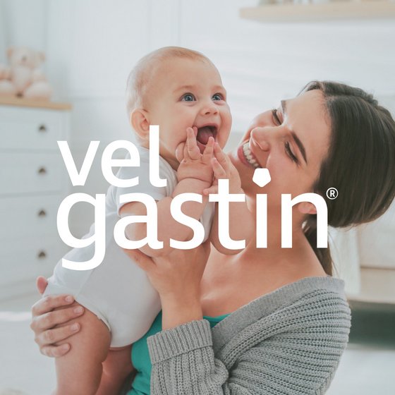 velgastin Logo auf Bild einer Frau mit Baby auf dem Arm