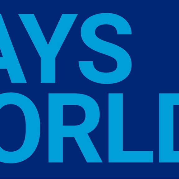HaysWorld Logo auf blauem Hintergrund mit FOX Award
