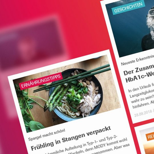 Headerbild mit Collage aus Inhalten der #meinbuntesleben Content Marketing Plattform