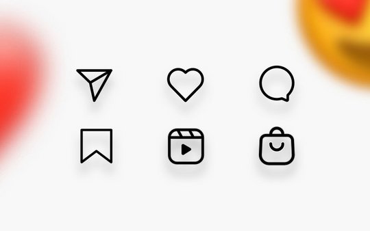 Icon-Set Instagram