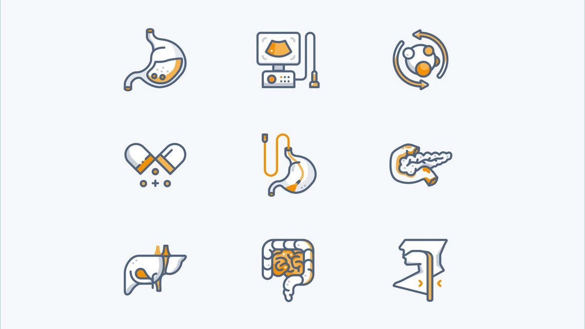 made by cyperfection: Icon Set Indikationen Icons Set Indikationen Falk Foundation e.V.