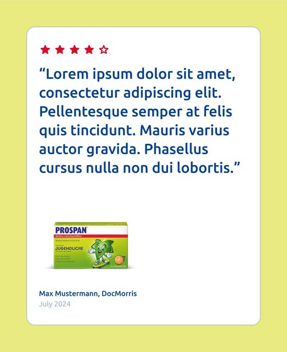 CI des Trust-Elements für die globale Prospan.com Website