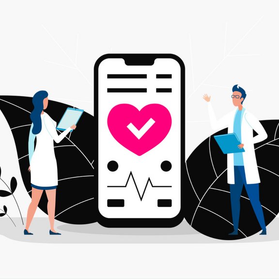 Illustration zu Digitalen Gesundheitsanwendungen